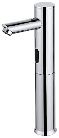 Homssy Elektronischer Waschtischarmatur (hoch) L1, Wasserhahn mit automatischem Sensor 1 Wasser (kalt)