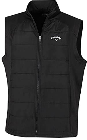 Callaway Golf Hombre Completo con Cremallera Gilet - Caviar - XXL