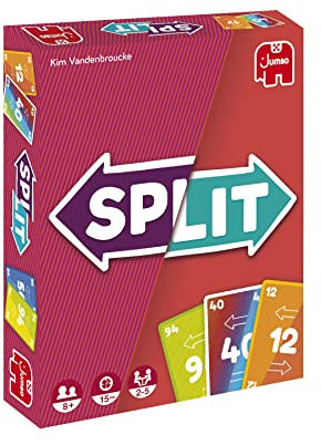 Jumbo Spiele Split - Kartenspiel für Kinder und Erwachsene ab 8 Jahren - für 2 bis 5 Spieler