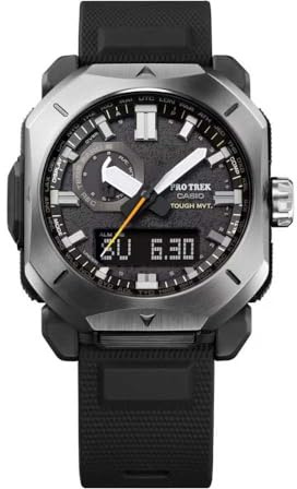Casio Pro Trek Radio-Controlled Solar Men's Watch Black PRW-6900Y-1ER