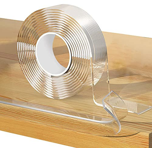 Loiion Kantenschutz Transparent - 3m Extra Stark Selbstklebend Eckenschutz, Verbreiterung Nano Spurloses Klebebänder für Kühlschranks, Sinks, Glastisch