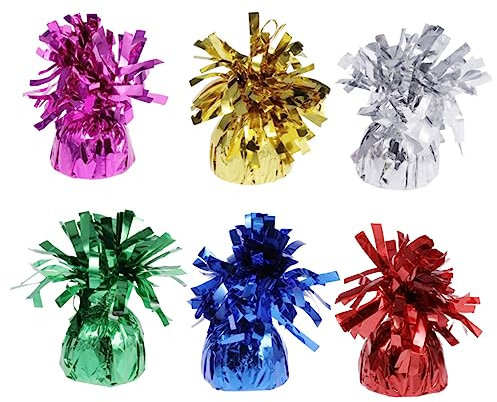 Abaodam 6St goldener Ballon Ballongewicht Ballon-Schwerkraftblöcke Partydekorationen Requisitenballons Luftballons Party Ballon Gewicht Ballonhalter Ballonzubehör Hochzeit Anhänger