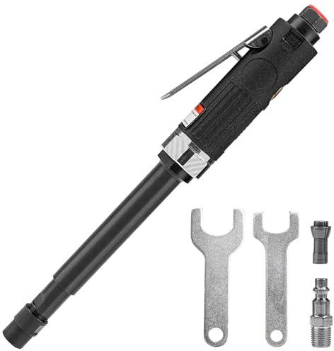 Baisiky 11 Extra Long Extension 1/4“ Straight Air Die Grinder, Professional Grade Heavy Duty Variable High Speed