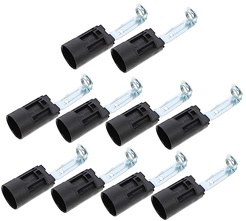 CAXUSD 10Stücke Kerzenlampenfassungen Candelabra Sockel Halter für Kerzenlicht Glühbirnen Ersatz für Kandelaber Basis Licht Halterung für Zuhause und Dekoration