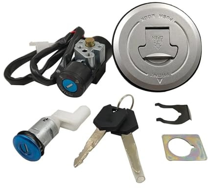 Cerradura De Encendido Para CBR125 Para CBR 125 2004-2010 Bloqueo Interruptor Encendido Motocicleta Tapa Tanque Combustible Bloqueos Manija Asiento Cerradura Encendido