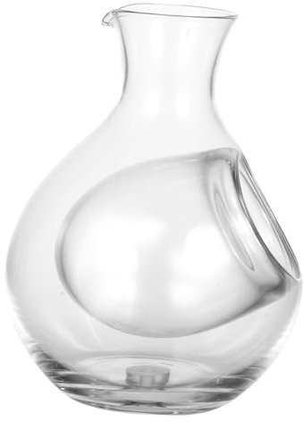 Mikinona Decanter per Vino in Vetro 300Ml Sakè e Resistente per Ristoranti e Bar