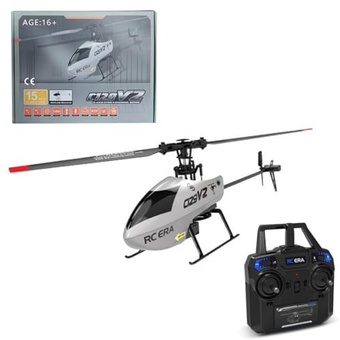 TENIREALX RC ERA C129 V2 RC Helicóptero 4CH 2.4GHz RTF Flybarless 6-Axis Gyro Mini 3D Flips Control Remoto Helicóptero Altitud Hold, despegue/aterrizaje con una tecla para adultos y principiantes