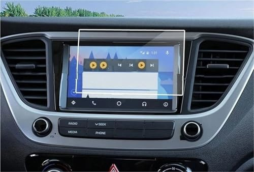 Skärmskydd Skärmskyddsfilm Av Härdat Glas För Hyundai För Accent 2018 2019 2020 Bil GPS-navigering Bilinteriör Anti-repfilm Navigeringsskyddsfilm