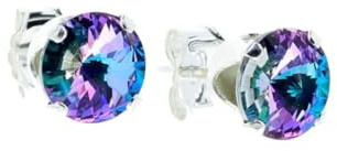 pewterhooter 925 Sterling Silver Stud Earrings Starlight