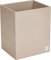 JOOP! Papierkorb Bathline Grau, Leder Optik •Maße (B x H x T): 25 x 30 x 21 cm mit silberner Logoplakette