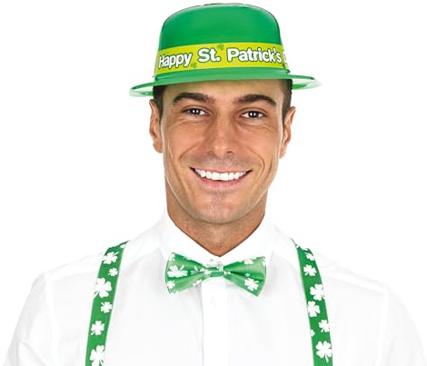 P'tit Clown - Sombrero de melón de San Patricio, talla única