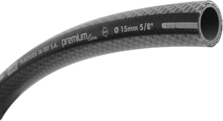 Tatay Manguera de Jardín Premium, 50 Metros, 3/4 19mm de Díametro, de 4 Capas PVC Poliester, Resistencia 35 Bares y -20º a 60º, Antitorsión, Libre de BPA.