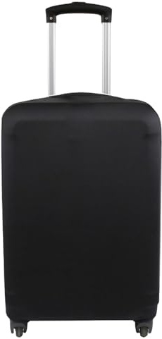 Explore Land Travel Luggage Cover Suitcase Protector Fits 18-22 Inch Luggage (Black, S)