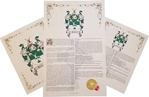 Mr Sweets Bast - Coat of Arms, Crest & History 3 Print Combo - Surname Origin: Spanish Spain