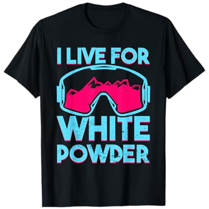 Retro Ski Snowboard Goggles Vintage 80s 90s Skiing Outfit T-Shirt