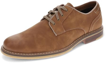 DOCKERS Bronson Dress Shoes for Men Casual Mens Oxford Shoes, Tan, 11.5
