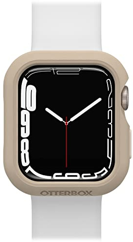 OtterBox All Day Bumper für Apple Watch Series 9/8/7 - 41mm, stoßfeste, sturzsichere, schlanke Schutzhülle für Apple Watch, schützt den Display und die Kanten, Beige