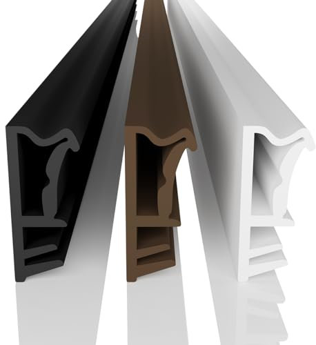 Fensterdichtung Flügelfalzdichtung Nutbreite- 5mm / Falz - 12 mm aus TPE hochwertige Holzfensterdichtung Fenster (Braun 10 m)