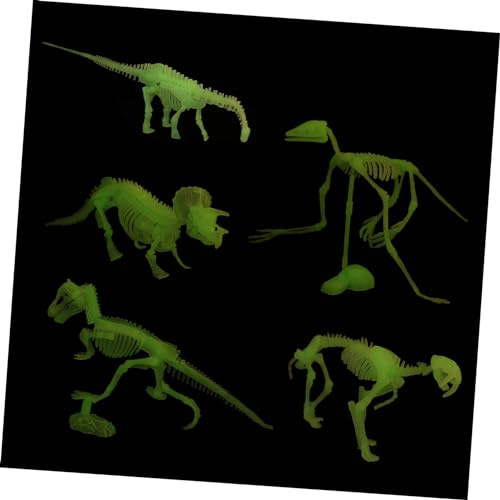 VICASKY 3juegos Modelos De Esqueletos De Dinosaurios para Juguetes Educativos De Cognición Incluye Dinosaurios Luminosos Bolsa