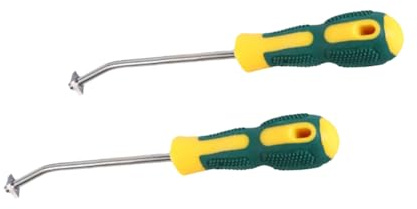 DIYEAH Limpiador de Azulejos Hogar Mango Antideslizante y Aleación de Acero Tungsteno, Herramienta Ligera para Limpiar Huecos de Baldosas, Pack de 2 Piezas