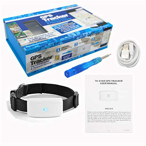GPS TRACKER TK911 PER ANIMALI COLLARE LOCALIZZATORE SECURITY PET GATTO CANE CW665