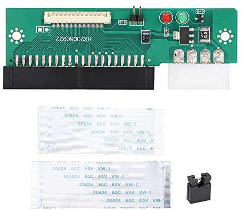 Yoidesu CE ZIF to IDE Adapter Card, 1.8 Inch CE ZIF to 3.5 Inch IDE 40 Pin Adapter Module with 2 Flat Cables