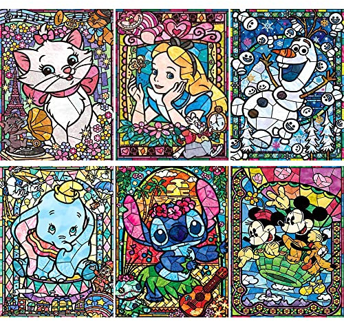 Kyduu 6 Pezzi Pittura diamante 5d fai da te Kit Strass, Punto Croce Pittura Diamante Kit, Diamond Painting Kit Completo, Kit per Diamond Painting 5D