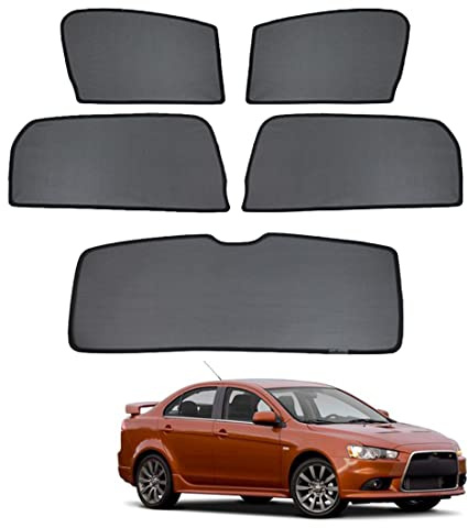 ZJIEX Pare Soleil Voiture Bébé Enfant Protection UV pour Fenêtres Pare-Soleil de Fenêtre Latérale pour Lancer 2007-2016 Magnétique Rideau Housses,5PCS