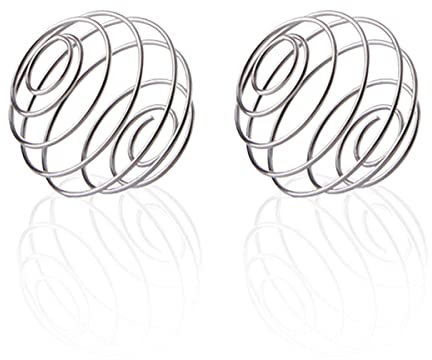 2 Pcs Stainless Steel Bottle Mixer Ball Food Grade Protein Shaker Ball Wire Whisk Blender Mixing Ball for Bottle Shaker