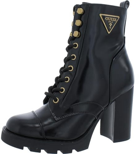 Guess Damen Neadyn Stiefelette, Schwarz 001, 38.5 EU