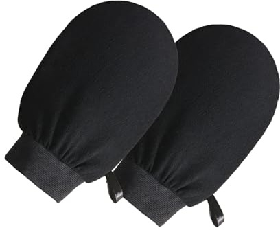Guante Exfoliante Profesional,Exfoliating Glove para Eliminar Células Muertas,Guantes de Ducha y Spa para Hombres y Mujeres,Limpieza Profunda Corporal y Facial,Piel Suave y Renovada (2 Piezas)