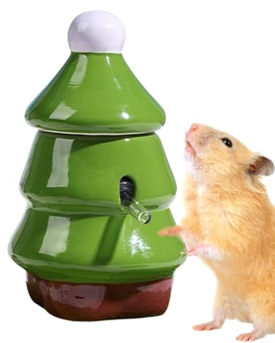 Hamster Wasserspender,Auslaufsichere Nagertränke Mit Ständer | 60 ml auslaufsichere Kleintier Trinkflasche für den Einsatz in Innenräumen wie Wohnzimmer, Schlafzimmer, Studentenzimmer, Balkon und
