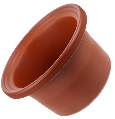 HOMSFOU Doublure en Céramique Rouge Violet 4,5l pour Mijoteuse, Insert Résistant la Cuisson pour Casserole Électrique Cuisine, Compatible Mijoteur Multifonction pour Soupes et Ragoûts