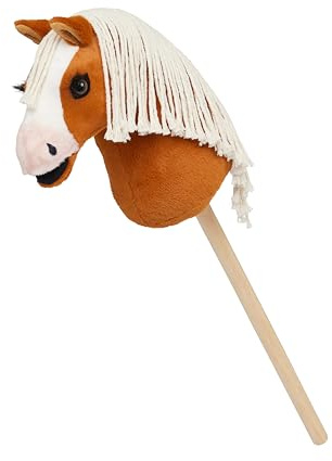 LeMieux Hobby Horse Mini - Shorter Detachable Stick Toy Pony Accessories Fit - Feature Our Most-Loved Characters - Ages 3+ - Sundance