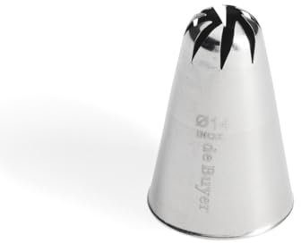 De Buyer Acciaio Inossidabile Beccuccio con Foro a Rosa Inox, 2129.14N, 3.8 cm