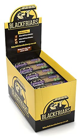 Blackfriars Flapjack Multipack Bars - Date and Walnut Flapjacks 25 x 110g | Flapjack Bars Individually Wrapped | Breakfast Bars | Vegan and Vegetarian [UK company]