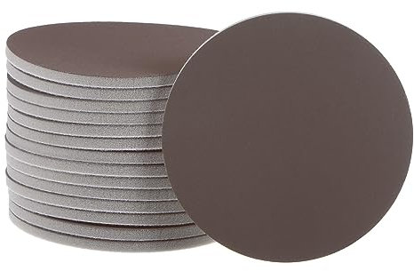 sourcing map 15 dischi abrasivi in spugna abrasiva con gancio e anello, 12,7 cm, grana 1200, disco abrasivo bagnato/asciutto per auto, legno, cartongesso, lucidatura e rettifica dei metalli