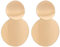 Legitta Damen Kreis Statement Ohrringe mit Runde Anhänger Disc Plättchen Ohrstecker Ohrschmuck Gold Geburtstag Geschenk Schmuckk für Frauen Mädchen