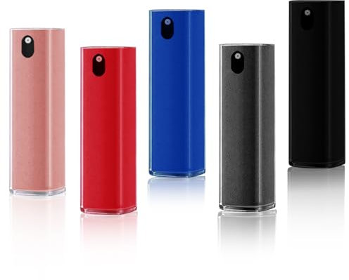 5 Stück Bildschirmreinigungs-Sprühflasche, Display Reiniger, All-in-One-Bildschirmreinigungs-Sprühflasche & Mikrofasertuch, für Mobiltelefon-/Laptop-/Tablet -Computer/Anzeige und CAR -Bildschirm