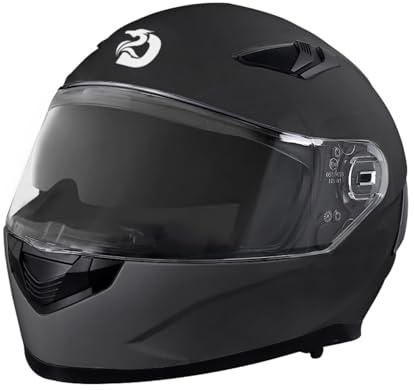 DAWNRISE Casco Moto Modular ECE 22.06 - Doble Visera Solar Anti-Vaho - Ultraligero 1.6kg - para Hombre y Mujer