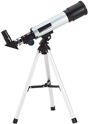 Teleskop för astronomi 90X teleskop för barn, nybörjare med justerbart stativ, Barlow-lins och månfilter, HD-refraktorte