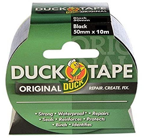 Cinta americana Duck, negro, 260111 0 wattsW, 0 voltsV