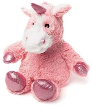 Intelex Warmies Kuscheliges Plüsch-Einhorn, mikrowellengeeignet, Plüsch-Wärmer