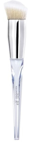 e.l.f. Precision Swirl Foundation Brush, Blends Liquid Foundation Smoothly onto Skin, Triangular Handle for Ultimate Control, Vegan & Cruelty-Free
