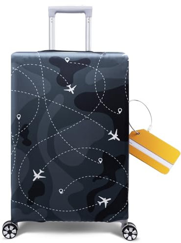 OrgaWise Kofferhülle Luggage Cover Gepäck Cover Gepäckabdeckung for Travel Luggage Schutzhülle Koffer(Flight, XL (29''-32''))