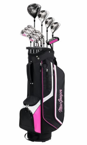 MacGregor Golf DCT4000 Petite Golf Clubs Set with Bag, Ladies Right Hand (11 Clubs / 15 Pieces)