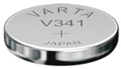 Varta V341, SR714, SR714SW, 341101111, Batteria a Bottone, Ossido d'Argento, 1.55 Volts, Diametro 7.9 mm, Altezza 1.45 mm, Confezione 1 Pila