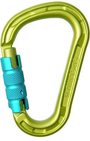 Edelrid Unisex – Erwachsene Karabiner HMS Magnum Triple, Oasis, einheitlich