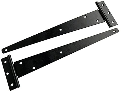 Bulk Hardware BH01986 Charnière en T légère, 150 mm, Set de 2 Pièces