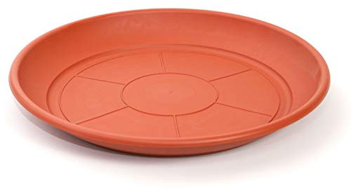 PAMEX Plato para Maceta Mediterranea (20cm) Color Terracota